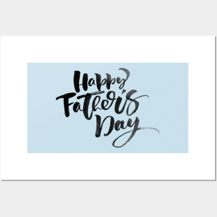 Handwritten fathers day celebration Posters and Art